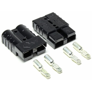 Разъем силовой без провода на 2 контакта, комплект